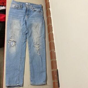 Old Navi karate slim taper build-in flex max girls jeans size 12